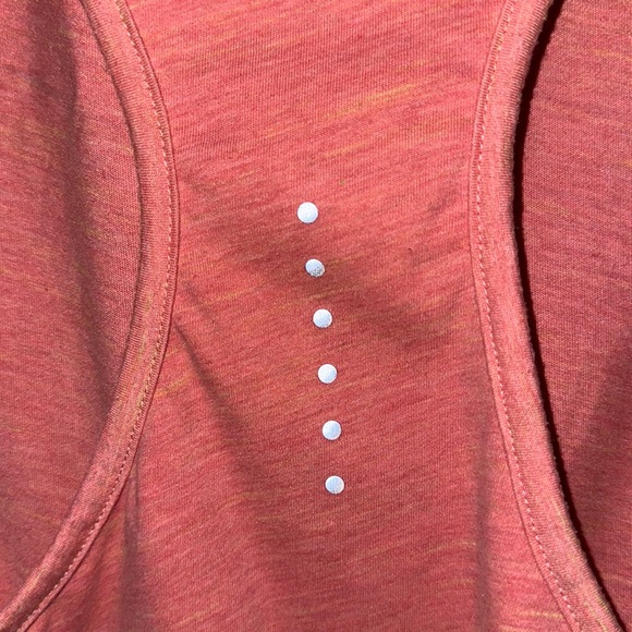Nike Running Dri-fit cross back tank top, women’s medium, pink/salmon - Picture 6 of 8